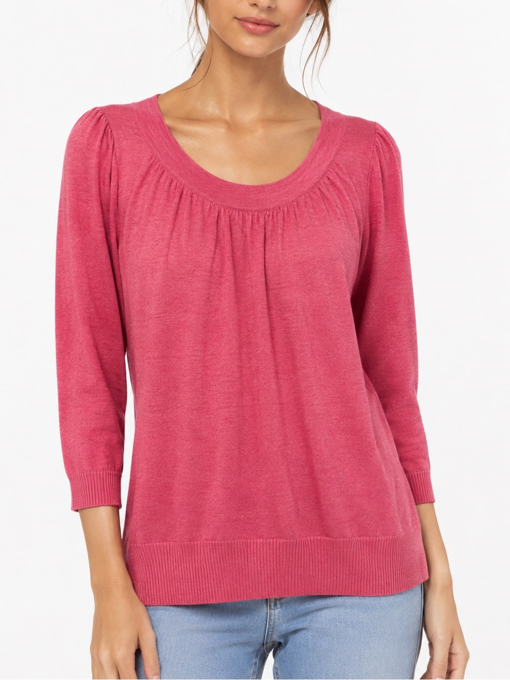 Outback Red sweater merino wool blend top size Medium